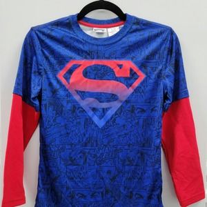 DC Superman thermal long-sleeve shirt Size 10/12